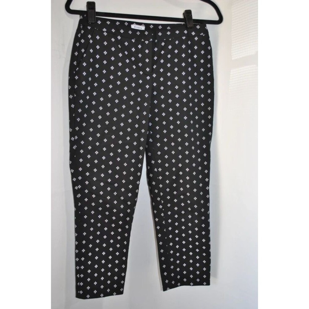 Women's Size 2 Petite Susina black with medallion print